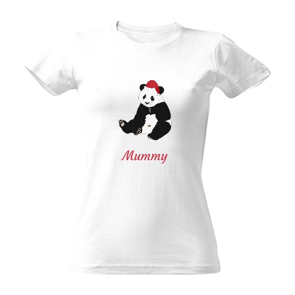 T-shirt Women T-shirt XMAS Panda